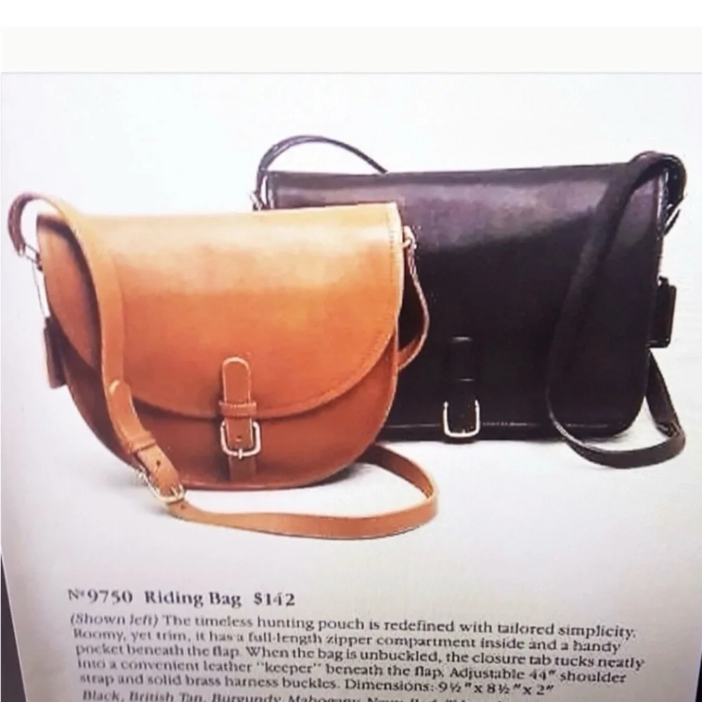 🌟Vintage 🌟COACH 70's TWO TONED Saddle/ buckle Courier Large